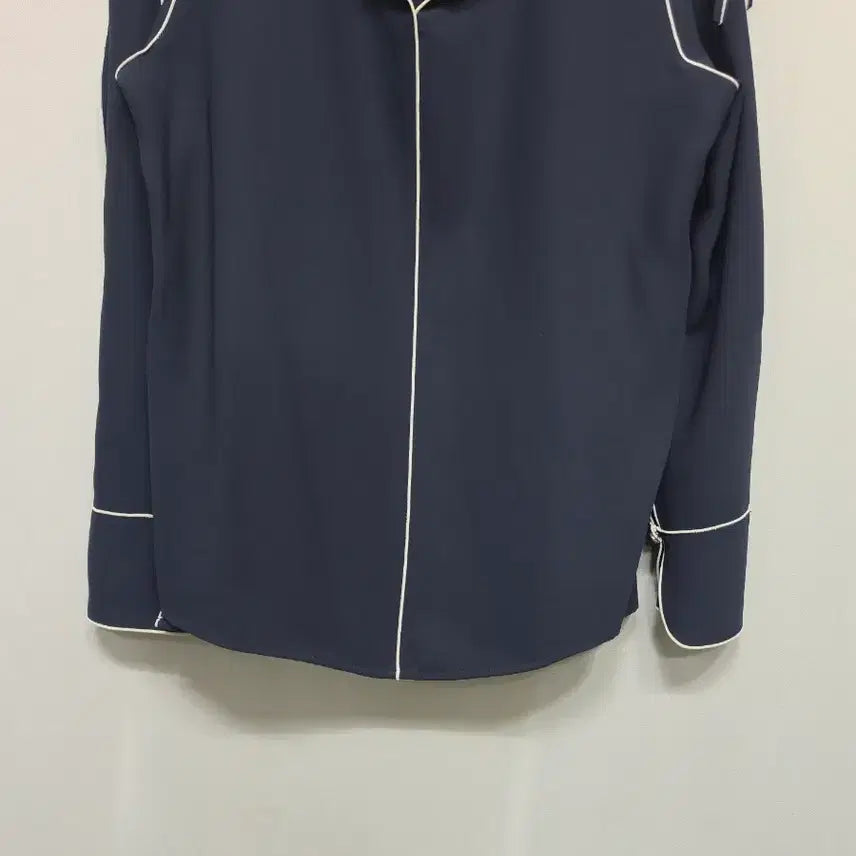 [SOLD OUT] 한섬시스템 배색 라인 블라우스