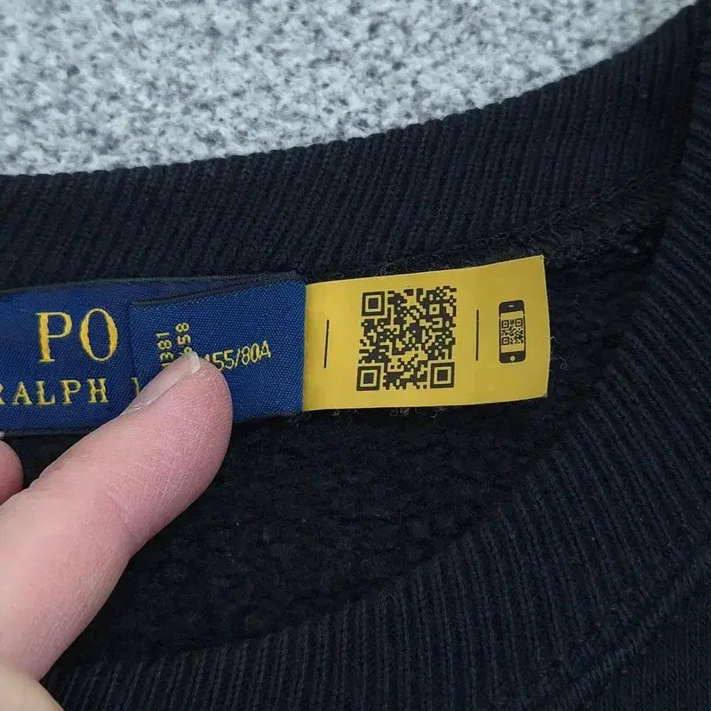 [SOLD OUT] XS 폴로 QR텍 맨투맨 | B