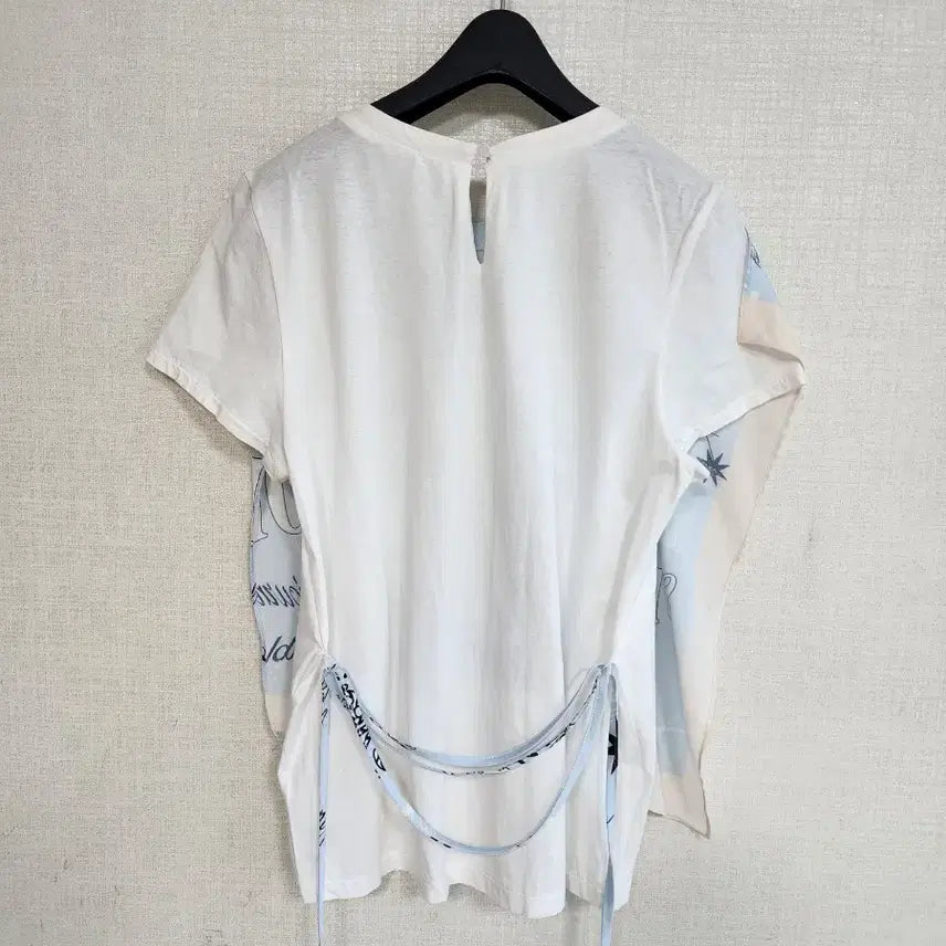 [BUNJANG] Silk Scarf Print Tee / 실크 스카프티셔츠