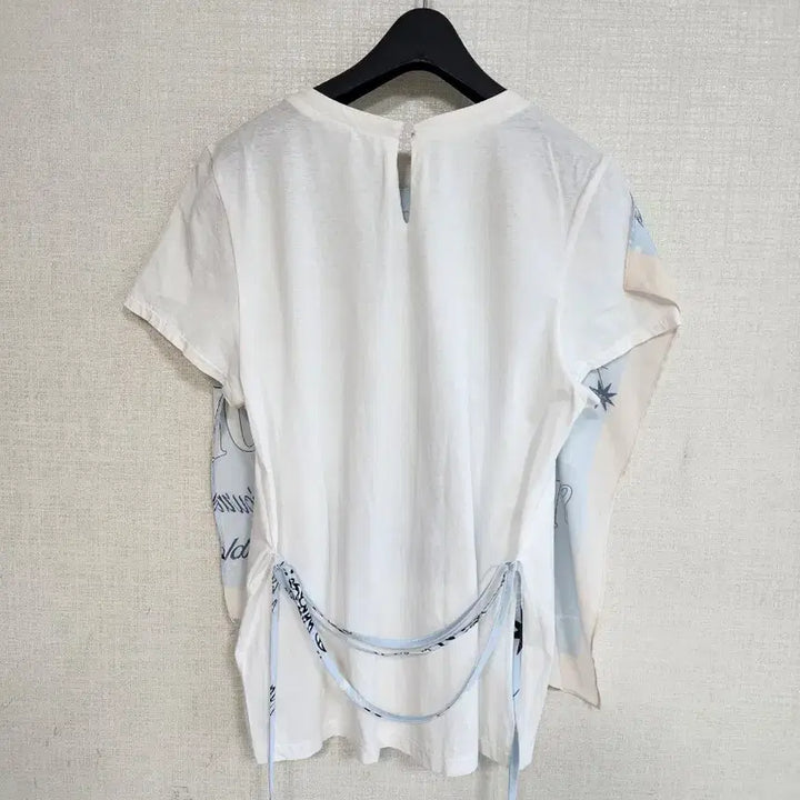 [BUNJANG] Silk Scarf Print Tee / 실크 스카프티셔츠