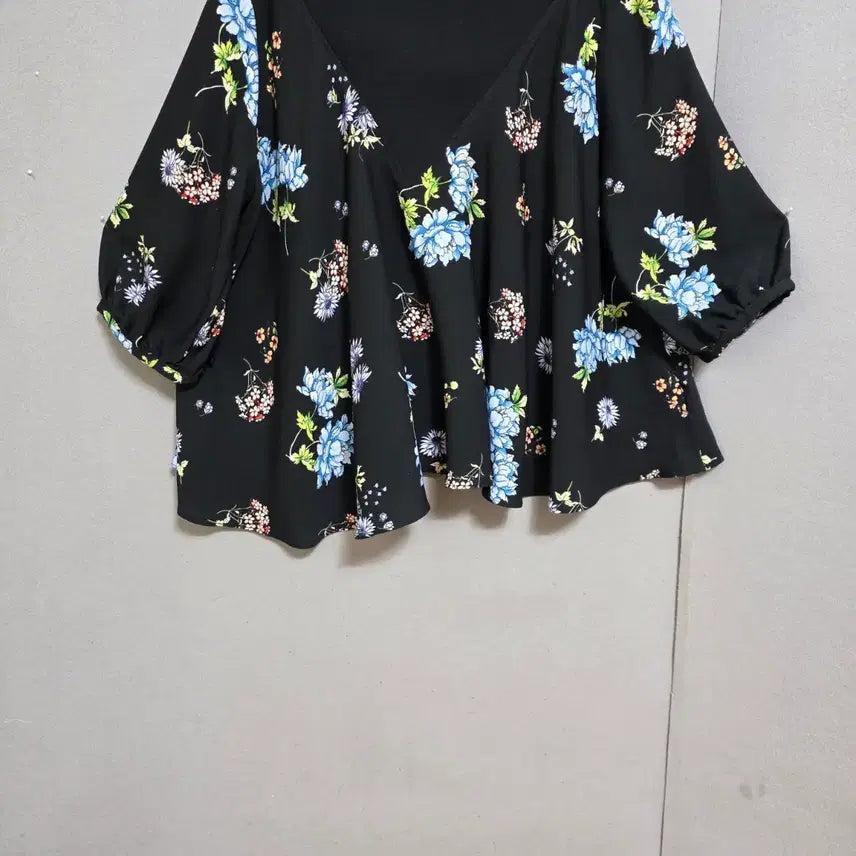 [SOLD OUT] LAP 면배색 블라우스 FF   n4705
