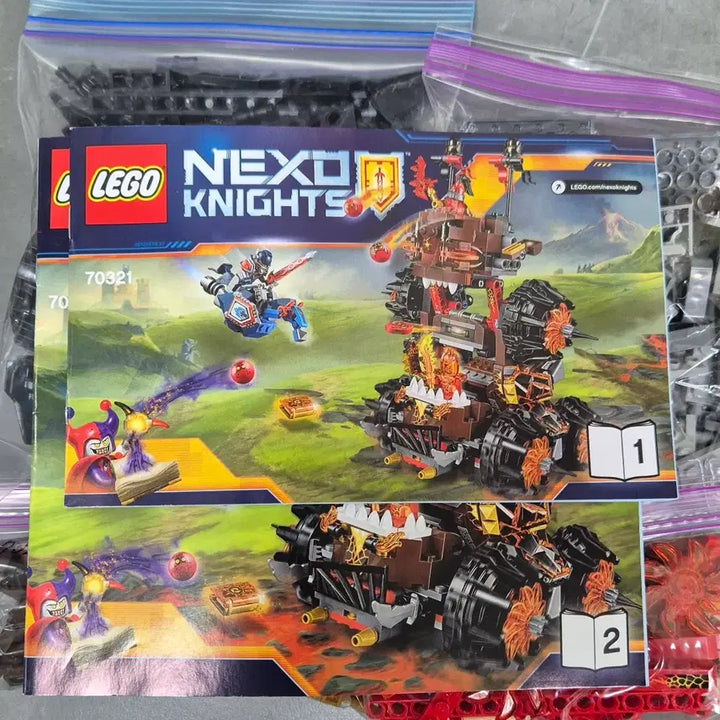 [BUNJANG] Lego Nexo Knights 70321 Magma Battle Base / 레고 넥소나이츠 70321 마그마 전투 기지 1회조립