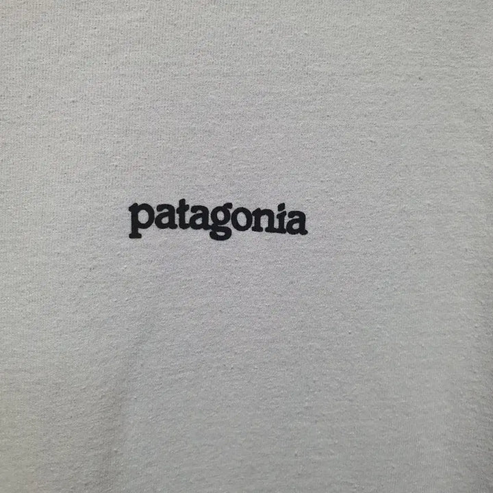 [BUNJANG] Patagonia Regular Fit White Round Short Sleeve T-shirt L / 파타고니아 레귤러핏 화이트 라운드 반팔티 L