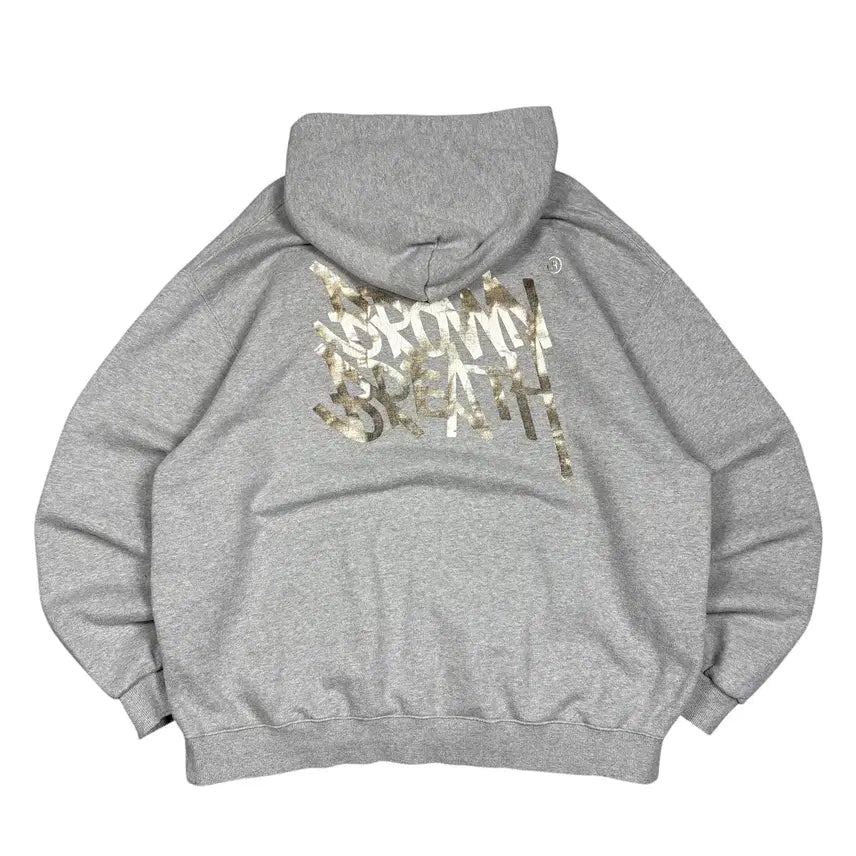 [BUNJANG] Brownbreath Gray Hoodie / 브라운브레스 그레이 후드티