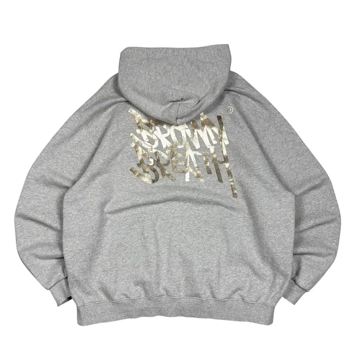 [BUNJANG] Brownbreath Gray Hoodie / 브라운브레스 그레이 후드티