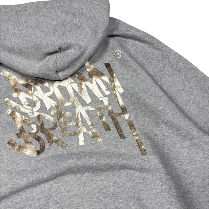 [BUNJANG] Brownbreath Gray Hoodie / 브라운브레스 그레이 후드티