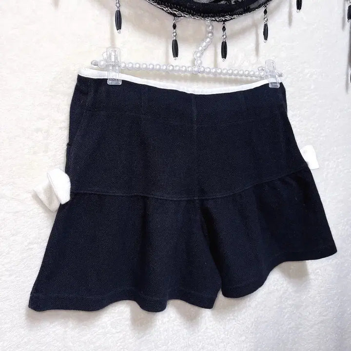 [SOLD OUT] 바비 로맨틱갸루 로걀 리본 핀터 히메 큐롯 숏팬츠 반바지 러블리 고스로리
