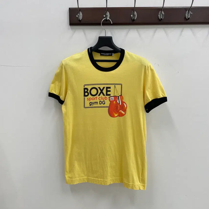 [SOLD OUT] 돌체앤가바나 공용S-M 복싱 로고 링거 반팔 티셔츠