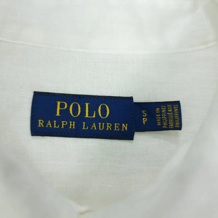 [SOLD OUT] 폴로 랄프로렌 린넨 풀오버 반팔 셔츠 아이보리 M20242