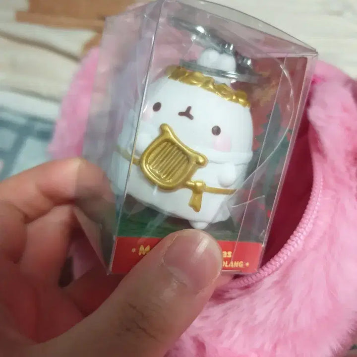 [BUNJANG] Wasabi Bear Face Crossbody Bag - Pink / 하트뿅뿅 와사비베어 얼굴 크로스가방 핑크 팔아요