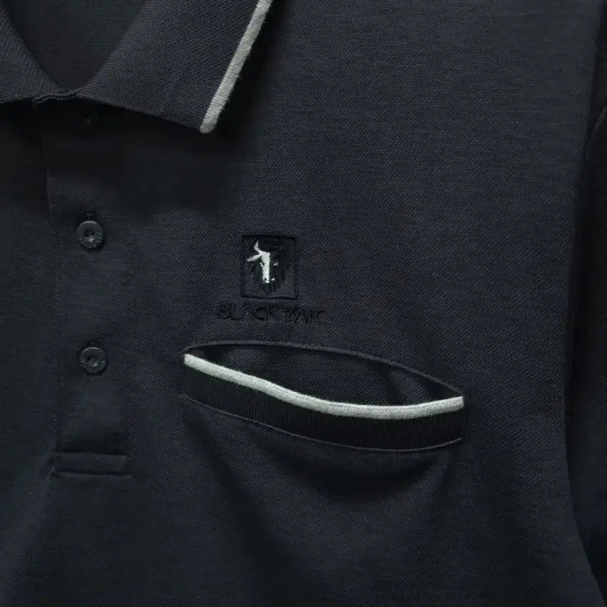 [BUNJANG] Black Yak Embroidered Pocket Dry Polo Shirt (95) / 블랙야크 포켓자수 드라이 카라티 ( 95 )