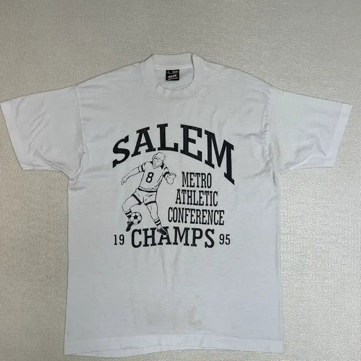 [BUNJANG] Salem Soccer Graphic T-shirt (L) / 90s 빈티지 Salem 축구 티셔츠 L사이즈