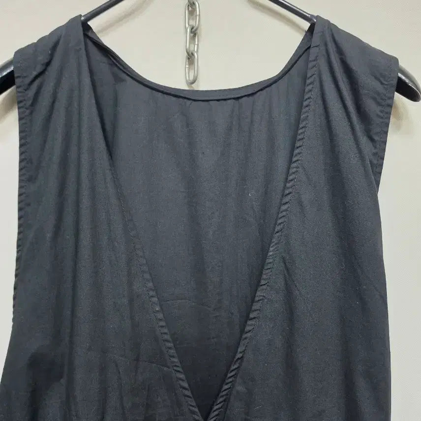[BUNJANG] Black Sleeveless Long Dress / 블랙 롱 원피스 민소매