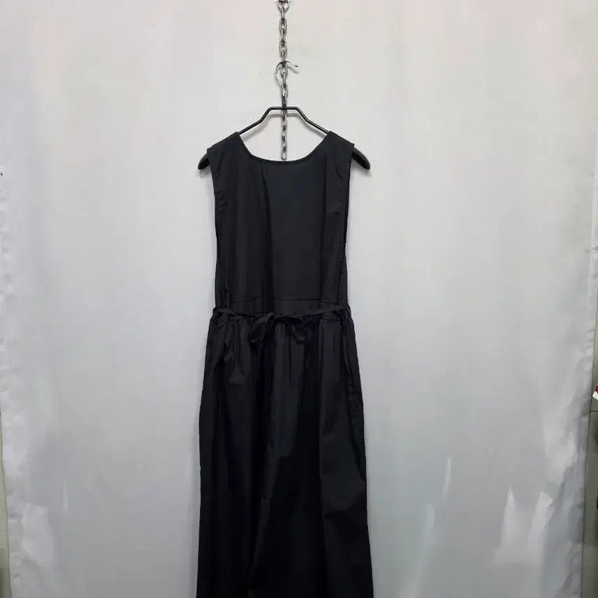 [BUNJANG] Black Sleeveless Long Dress / 블랙 롱 원피스 민소매