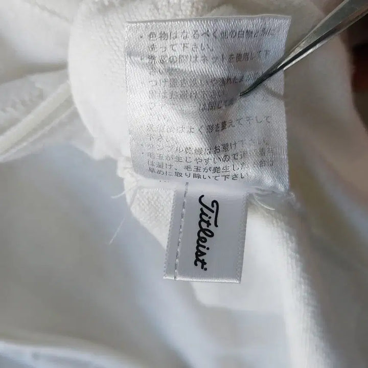 [BUNJANG] Titleist Diamond Full-Zip Sweater / 타이틀리스트 L 폴리-코튼 혼방 다이아몬드 풀집 스웨터. WH. +B.