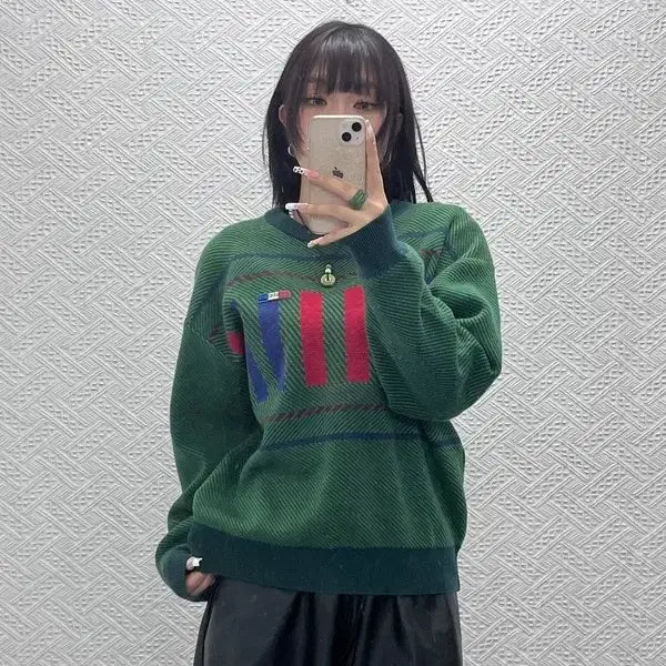 [BUNJANG] Adidas Retro Wool Knit Sweater / 아디다스 희귀 레트로 90&