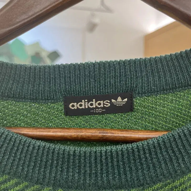 [BUNJANG] Adidas Retro Wool Knit Sweater / 아디다스 희귀 레트로 90&