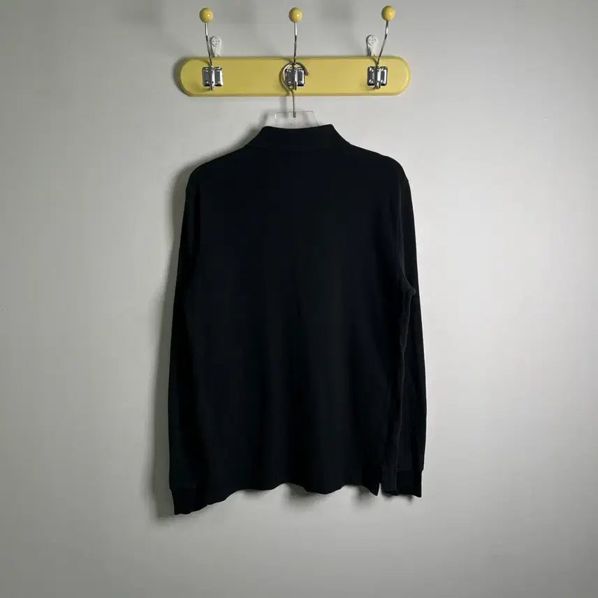 [BUNJANG] Polo Ralph Lauren Black Long Sleeve Polo Shirt (M) / 폴로 랄프로렌 블랙 긴팔 폴로 셔츠 M