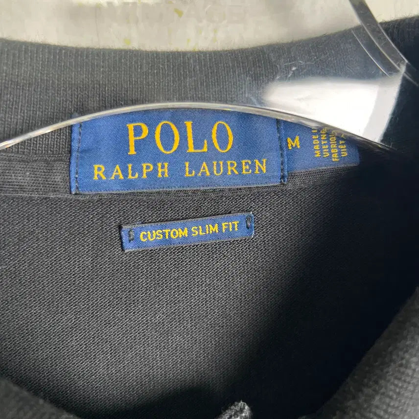 [BUNJANG] Polo Ralph Lauren Black Long Sleeve Polo Shirt (M) / 폴로 랄프로렌 블랙 긴팔 폴로 셔츠 M