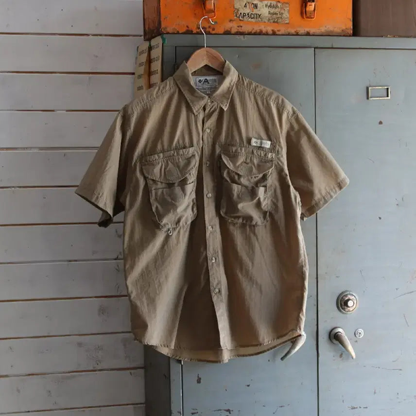 [BUNJANG] Columbia PFG Utility Short Sleeve Shirt (Men&