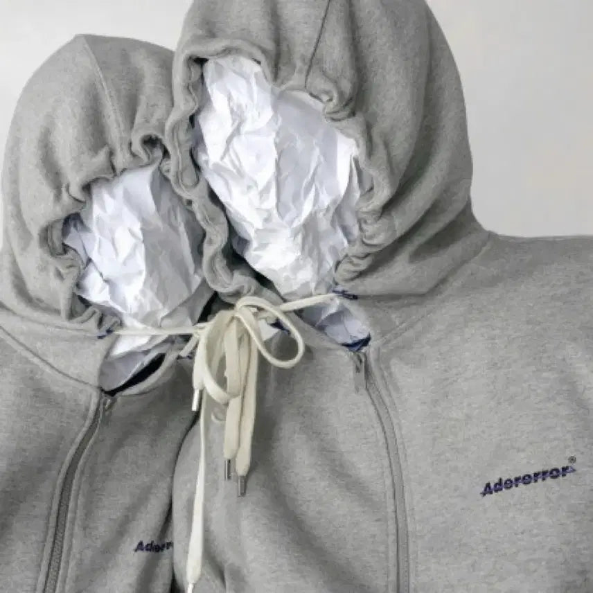 [BUNJANG] ADER Error Grey Hoodie Zip-up / 아더에러 그레이 후드집업