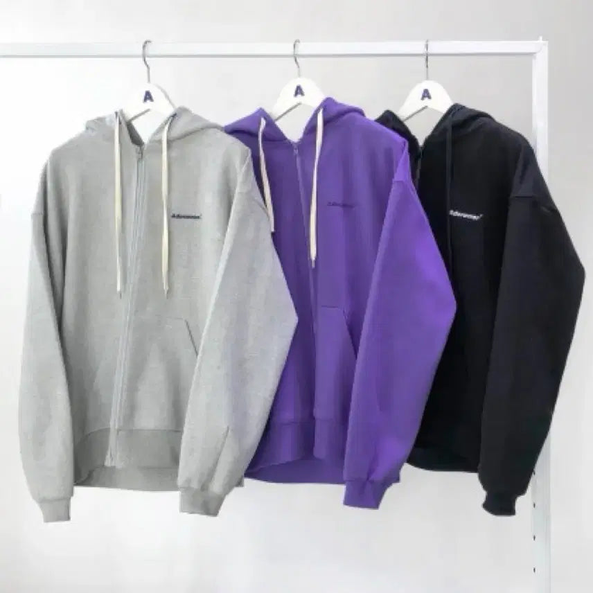 [BUNJANG] ADER Error Grey Hoodie Zip-up / 아더에러 그레이 후드집업
