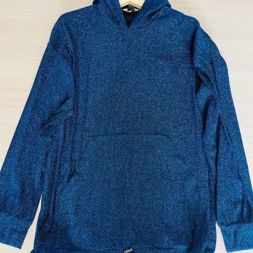 [BUNJANG] Forever 21 Glitter Blue Hoodie / Forever 21의 파란색 반짝이 후드