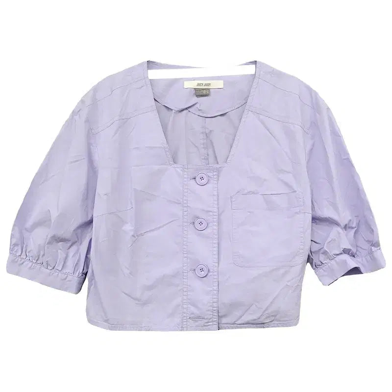 [BUNJANG] JUCY JUDY Light Purple Blouse XS / 쥬씨쥬디 라이트 퍼플 블라우스 XS
