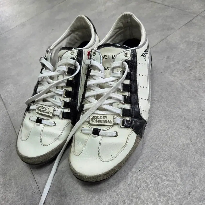 [BUNJANG] Dsquared2 551 Kick It Sneakers / 디스퀘어드2  킥 잇 551 스니커즈 265