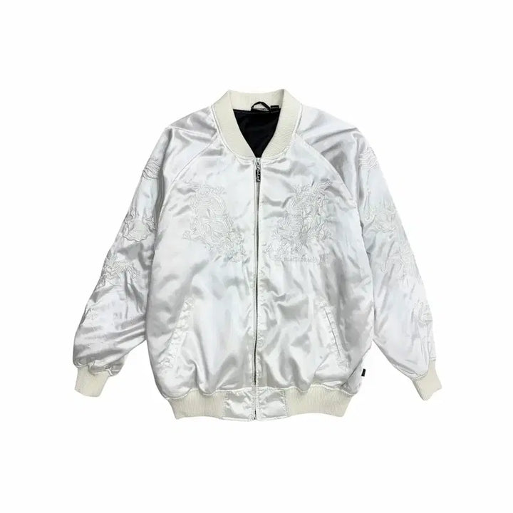 [SOLD OUT] DOG TOWN 독타운 도그타운 블랙 드래곤 화이트 스카잔 자켓 (XL)