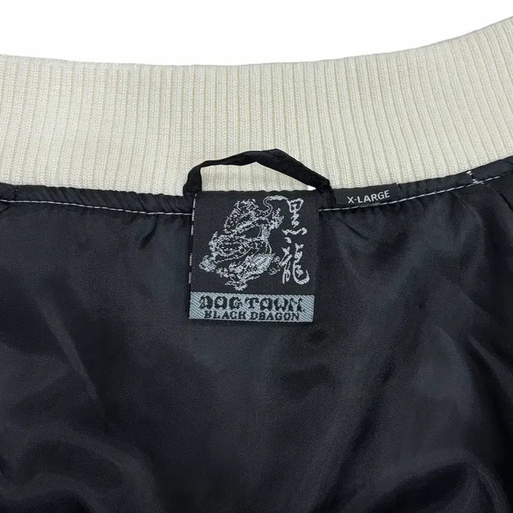 [SOLD OUT] DOG TOWN 독타운 도그타운 블랙 드래곤 화이트 스카잔 자켓 (XL)