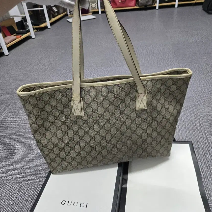 [BUNJANG] Gucci Signature Large Tote Bag / [특가][정품] 구찌 시그니처 라지 토트백