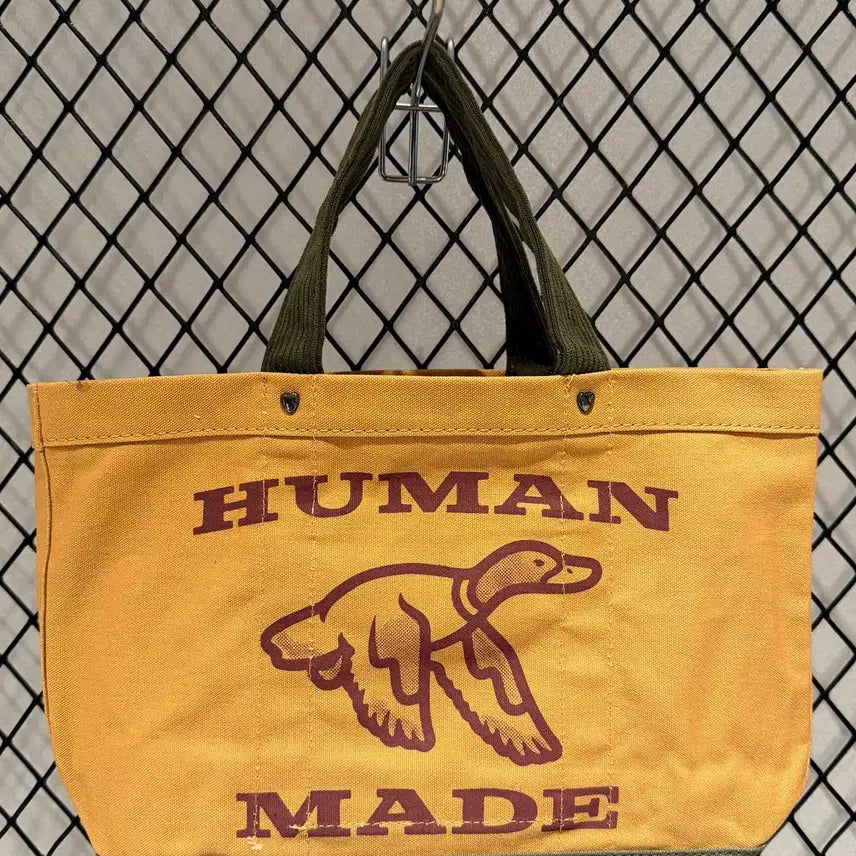 [BUNJANG] Human Made Clutch Tote Bag Yellow Casual / 휴먼메이드 클러치백 토트백 예로우 캐쥬얼