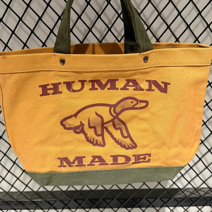 [BUNJANG] Human Made Clutch Tote Bag Yellow Casual / 휴먼메이드 클러치백 토트백 예로우 캐쥬얼