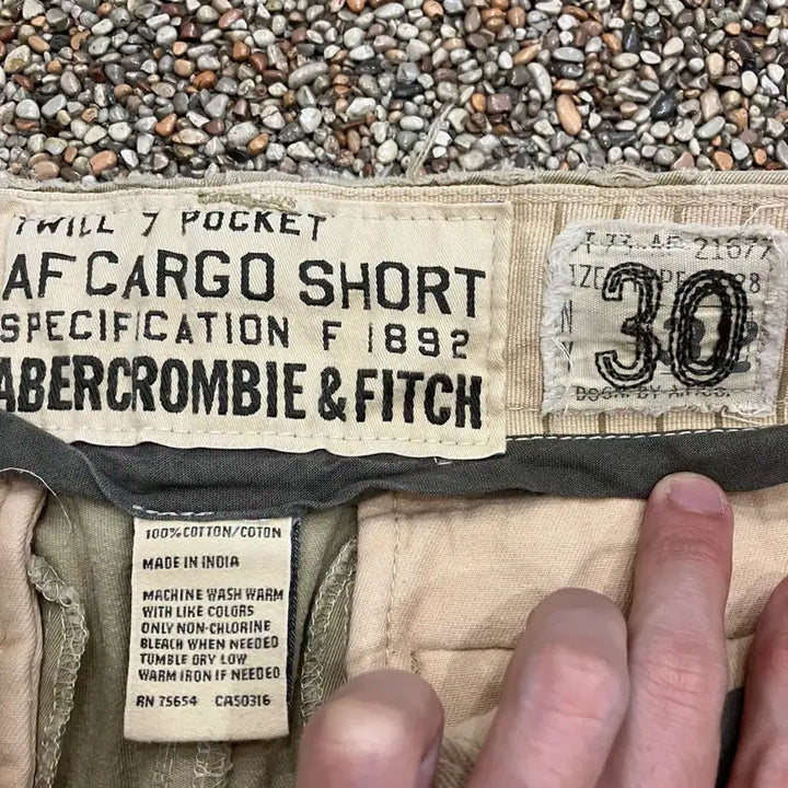 [BUNJANG] Abercrombie Cargo Shorts / 344 아베크롬비 카고 쇼츠 반바지