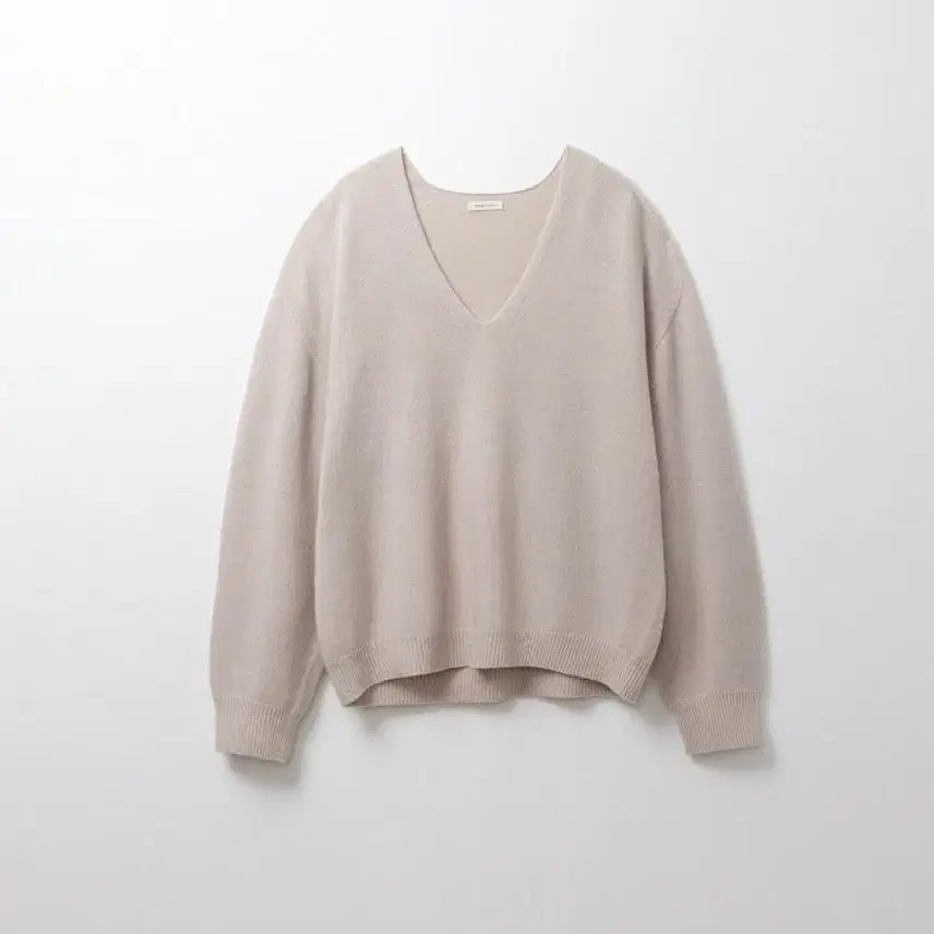 [BUNJANG] Archive J2U Deep V-Neck Pullover Knit / 아카이브제이투유 딥 브이넥 풀오버 니트 핑크베이지