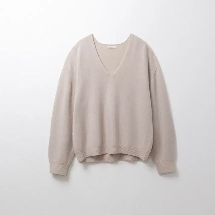 [BUNJANG] Archive J2U Deep V-Neck Pullover Knit / 아카이브제이투유 딥 브이넥 풀오버 니트 핑크베이지