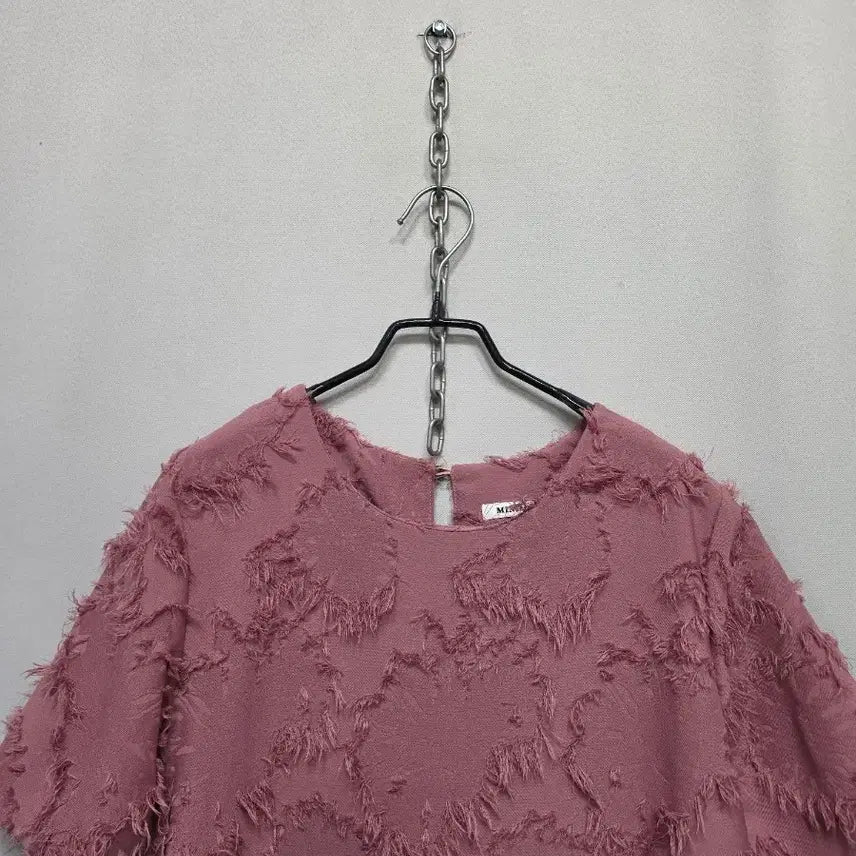 [BUNJANG] Minimore Ruffle Pink Dress / minimore 러플 핑크 원피스