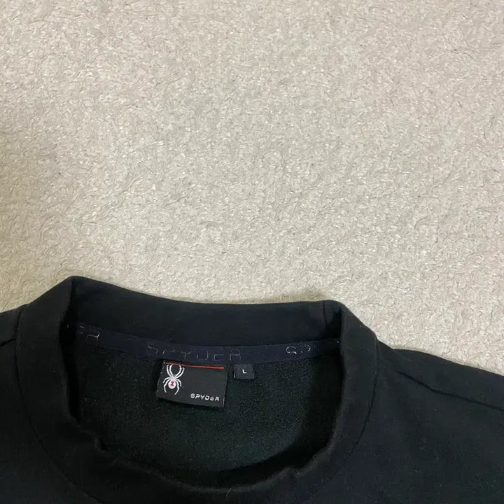 [BUNJANG] Spider Black Sweatshirt L / 스파이더 블랙 맨투맨 티셔츠 기모 L 100