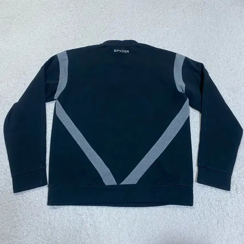 [BUNJANG] Spider Black Sweatshirt L / 스파이더 블랙 맨투맨 티셔츠 기모 L 100