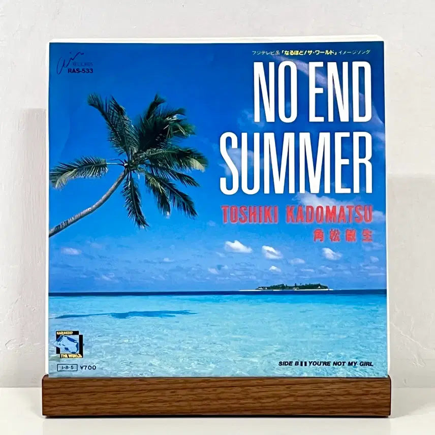 [BUNJANG] Toshiki Kadomatsu No End Summer 7" Vinyl Record / 시티팝LP 7" 카도마츠 토시키 -No End Summer