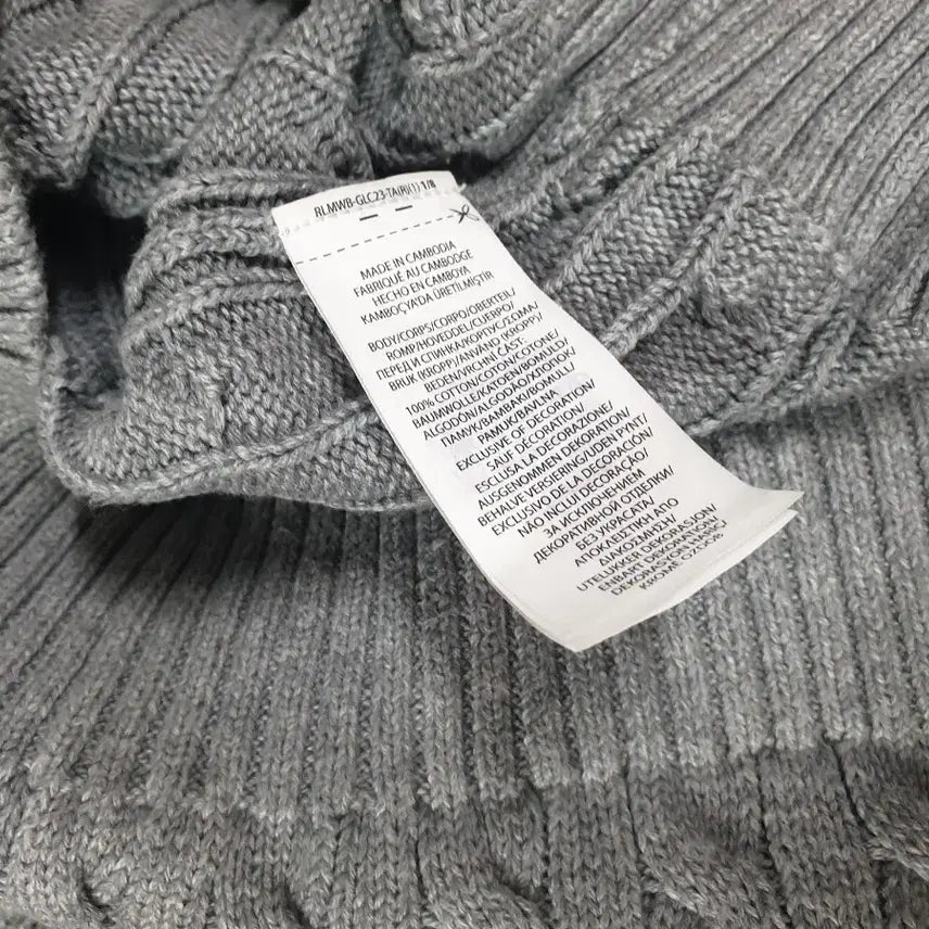 [BUNJANG] Polo Ralph Lauren V-Neck Knit Vest L / 폴로 랄프로렌 브이넥 조끼 니트 L