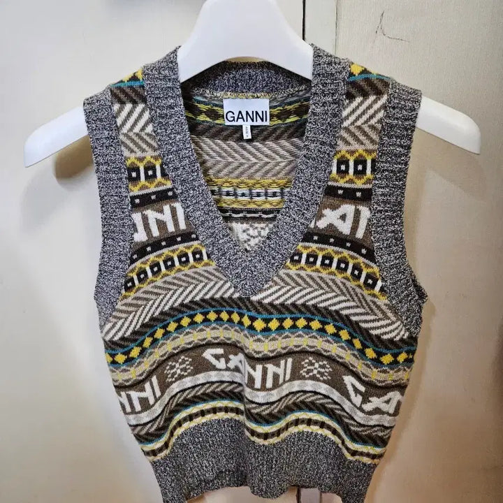 [BUNJANG] GANNI Knit Vest Top / 44 ~ 55) 가니 GANNI 니트 베스트 조끼