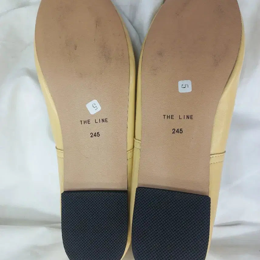 [BUNJANG] The Line Yellow Flat Shoes 245mm / 더라인 옐로우 플랫슈즈 245mm