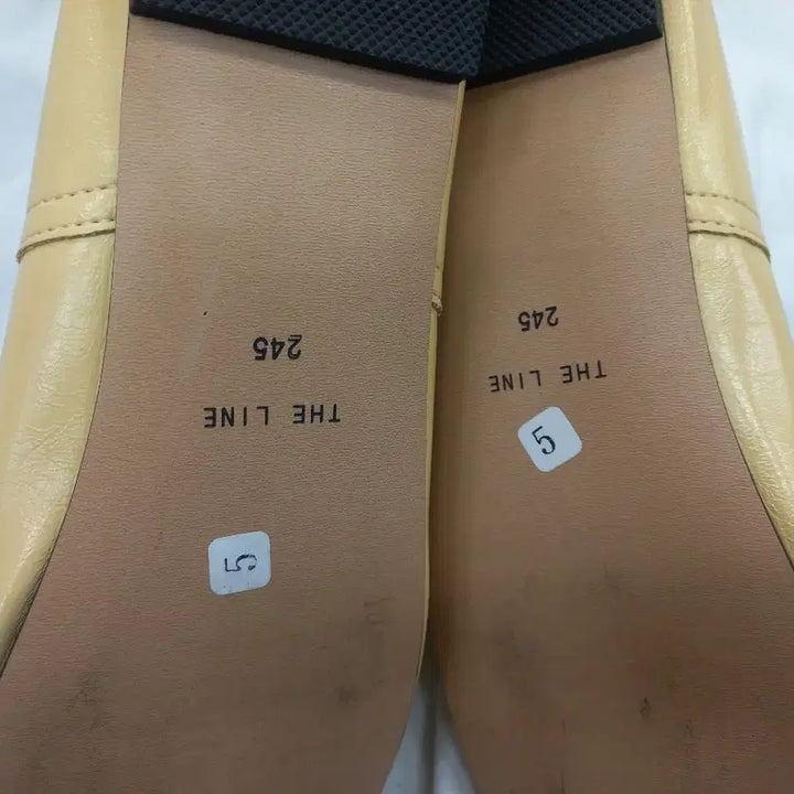 [BUNJANG] The Line Yellow Flat Shoes 245mm / 더라인 옐로우 플랫슈즈 245mm