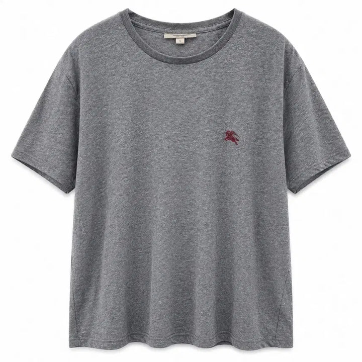 [BUNJANG] Burberry Logo Gray T-Shirt L / 버버리 로고 반팔 티셔츠 회색 L