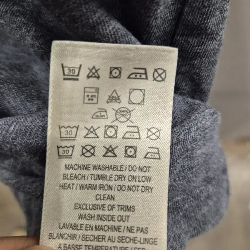 [BUNJANG] Burberry Logo Gray T-Shirt L / 버버리 로고 반팔 티셔츠 회색 L