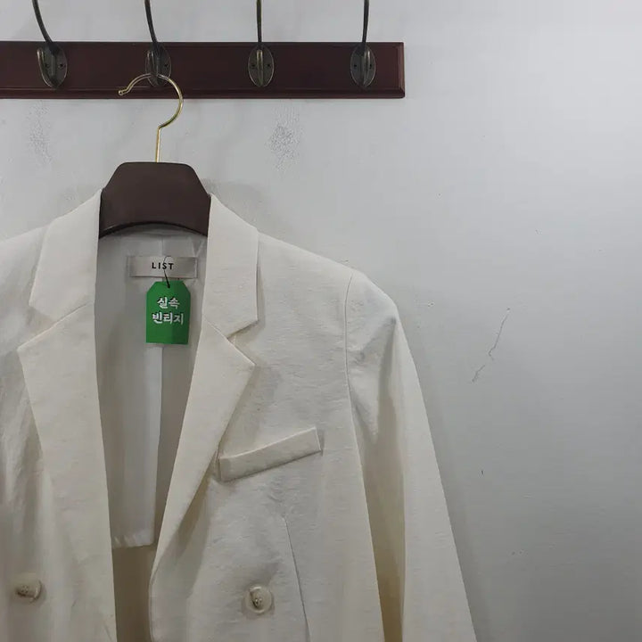 [SOLD OUT] 55 리스트 여성 아이보리 간절기 정장 블레이저 자켓