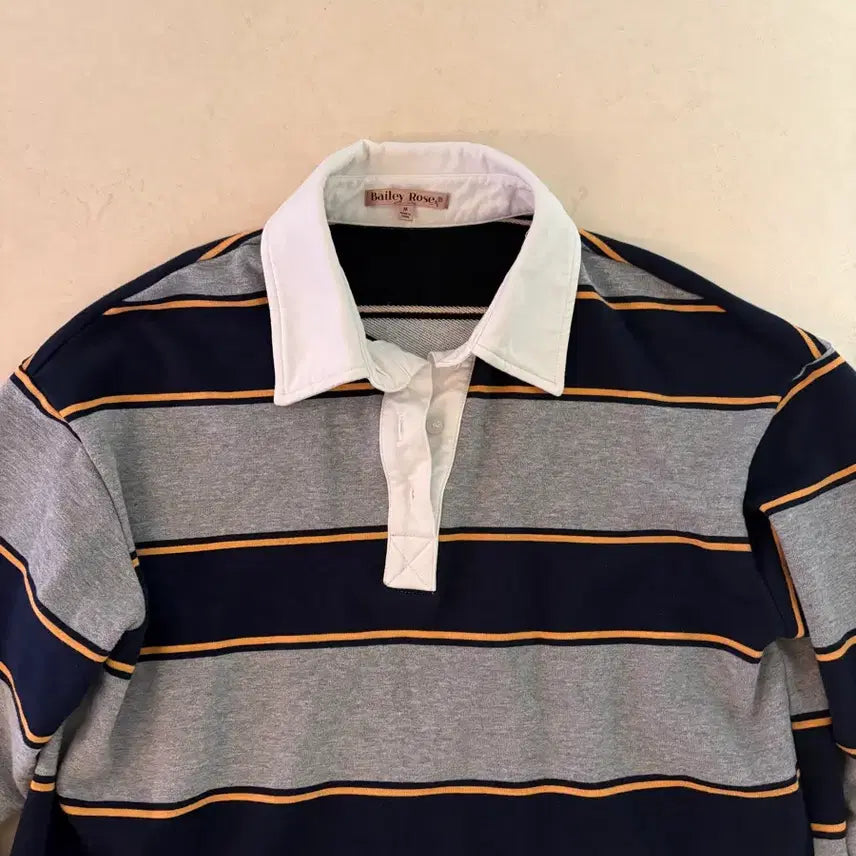 [BUNJANG] Polo Ralph Lauren Striped Boxy T-Shirt / 미국 폴로 스트라이프 박시 티셔츠