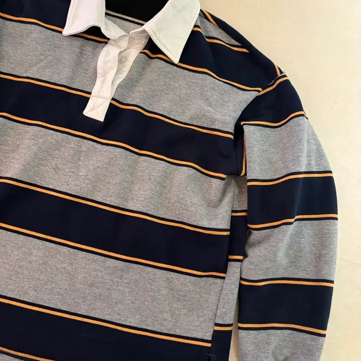 [BUNJANG] Polo Ralph Lauren Striped Boxy T-Shirt / 미국 폴로 스트라이프 박시 티셔츠